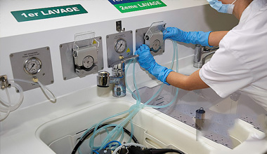 >In-line disinfectant monitoring